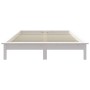 Solid white pine wood bed frame 140x190 cm by vidaXL, Beds and slatted bases - Ref: Foro24-820587, Price: 134,62 €, Discount: %