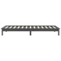 Estructura de cama madera maciza pino gris 75x190 cm de vidaXL, Camas y somieres - Ref: Foro24-820568, Precio: 61,77 €, Descu...