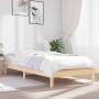 Estructura de cama madera maciza de pino blanca 100x200 cm de vidaXL, Camas y somieres - Ref: Foro24-820531, Precio: 66,43 €,...