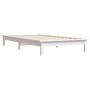 Estructura cama individual madera maciza pino blanco 90x190 cm de vidaXL, Camas y somieres - Ref: Foro24-820572, Precio: 90,0...