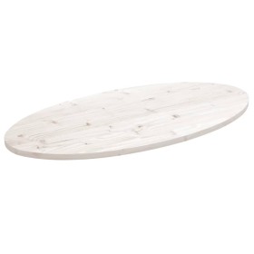 Oval table top solid white pine wood 90x45x2.5 cm by vidaXL, Table tops - Ref: Foro24-824326, Price: 45,40 €, Discount: %