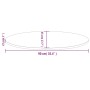 Oval table top solid white pine wood 90x45x2.5 cm by vidaXL, Table tops - Ref: Foro24-824326, Price: 45,99 €, Discount: %