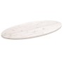 Tablero de mesa ovalado madera maciza pino blanco 100x50x2,5 cm de vidaXL, Tableros para mesas - Ref: Foro24-824331, Precio: ...