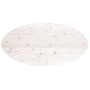 Oval table top solid white pine wood 100x50x2.5 cm by vidaXL, Table tops - Ref: Foro24-824331, Price: 65,00 €, Discount: %