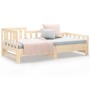 Sofá cama extraíble madera maciza de pino 2x(90x190) cm de vidaXL, Camas y somieres - Ref: Foro24-820746, Precio: 130,29 €, D...