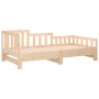 Sofá cama extraíble madera maciza de pino 2x(90x190) cm de vidaXL, Camas y somieres - Ref: Foro24-820746, Precio: 130,29 €, D...