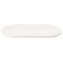 Oval solid white pine wood table top 90x45x2.5 cm by vidaXL, Table tops - Ref: Foro24-824356, Price: 63,22 €, Discount: %