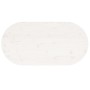 Oval solid white pine wood table top 90x45x2.5 cm by vidaXL, Table tops - Ref: Foro24-824356, Price: 63,22 €, Discount: %