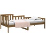 Sofá cama madera maciza de pino marrón miel 90x200 cm de vidaXL, Camas y somieres - Ref: Foro24-820729, Precio: 97,09 €, Desc...