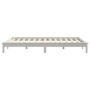 Estructura de cama de madera maciza blanca 180x200 cm de vidaXL, Camas y somieres - Ref: Foro24-820557, Precio: 152,86 €, Des...