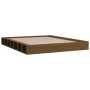 Estructura de cama madera maciza marrón miel 120x200 cm de vidaXL, Camas y somieres - Ref: Foro24-820684, Precio: 168,99 €, D...