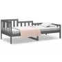 Sofá cama madera maciza de pino gris 80x200 cm de vidaXL, Camas y somieres - Ref: Foro24-820723, Precio: 98,35 €, Descuento: %