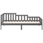 Gray solid pine wood sofa bed 80x200 cm by vidaXL, Beds and slatted bases - Ref: Foro24-820723, Price: 98,99 €, Discount: %