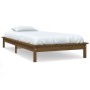 Estructura de cama madera maciza pino marrón miel 100x200 cm de vidaXL, Camas y somieres - Ref: Foro24-820534, Precio: 117,99...