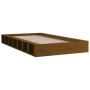 Estructura de cama de madera maciza marrón miel 100x200 cm de vidaXL, Camas y somieres - Ref: Foro24-820689, Precio: 143,74 €...