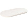 Oval table top solid white pine wood 80x40x2.5 cm by vidaXL, Table tops - Ref: Foro24-824351, Price: 44,99 €, Discount: %