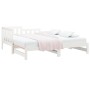 Removable sofa bed solid white pine wood 2x(90x200) cm by vidaXL, Beds and slatted bases - Ref: Foro24-820742, Price: 177,86 ...