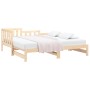 Sofá cama extraíble madera maciza de pino 2x(90x200) cm de vidaXL, Camas y somieres - Ref: Foro24-820741, Precio: 134,00 €, D...