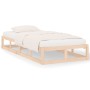 Estructura de cama de madera maciza 90x200 cm de vidaXL, Camas y somieres - Ref: Foro24-820781, Precio: 68,12 €, Descuento: %