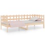 Solid pine wood sofa bed 90x190 cm by vidaXL, Beds and slatted bases - Ref: Foro24-820761, Price: 93,29 €, Discount: %