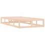 Estructura de cama de madera maciza 90x200 cm de vidaXL, Camas y somieres - Ref: Foro24-820781, Precio: 68,12 €, Descuento: %