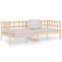 Solid pine wood sofa bed 90x190 cm by vidaXL, Beds and slatted bases - Ref: Foro24-820761, Price: 93,29 €, Discount: %