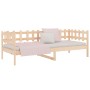 Solid pine wood sofa bed 90x190 cm by vidaXL, Beds and slatted bases - Ref: Foro24-820761, Price: 93,29 €, Discount: %