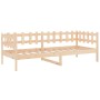 Solid pine wood sofa bed 90x190 cm by vidaXL, Beds and slatted bases - Ref: Foro24-820761, Price: 93,29 €, Discount: %