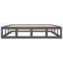 Estructura de cama madera maciza gris 120x200 cm de vidaXL, Camas y somieres - Ref: Foro24-820793, Precio: 132,52 €, Descuent...