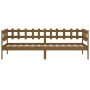 Sofá cama de madera maciza de pino marrón miel 80x200 cm de vidaXL, Camas y somieres - Ref: Foro24-820754, Precio: 80,37 €, D...