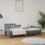 Removable sofa bed solid gray pine wood 2x(90x190) cm by vidaXL, Beds and slatted bases - Ref: Foro24-820748, Price: 150,20 €...