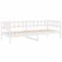 Sofá cama madera maciza de pino blanco 90x200 cm de vidaXL, Camas y somieres - Ref: Foro24-820757, Precio: 115,78 €, Descuent...