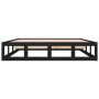 Estructura de cama madera maciza negra 120x200 cm de vidaXL, Camas y somieres - Ref: Foro24-820795, Precio: 104,58 €, Descuen...