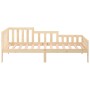 Solid pine wood sofa bed 80x200 cm by vidaXL, Beds and slatted bases - Ref: Foro24-820721, Price: 105,14 €, Discount: %