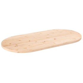 Oval table top solid pine wood 90x45x2.5 cm by vidaXL, Table tops - Ref: Foro24-824355, Price: 47,01 €, Discount: %