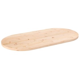 Oval table top solid pine wood 110x55x2.5 cm by vidaXL, Table tops - Ref: Foro24-824365, Price: 55,77 €, Discount: %