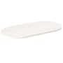 Oval solid white pine wood table top 100x50x2.5 cm by vidaXL, Table tops - Ref: Foro24-824361, Price: 61,43 €, Discount: %