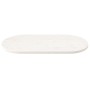 Oval solid white pine wood table top 100x50x2.5 cm by vidaXL, Table tops - Ref: Foro24-824361, Price: 61,43 €, Discount: %