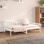 Solid white pine wood sofa bed 90x190 cm by vidaXL, Beds and slatted bases - Ref: Foro24-820732, Price: 78,99 €, Discount: %