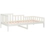 Sofá cama madera maciza de pino blanco 90x190 cm de vidaXL, Camas y somieres - Ref: Foro24-820732, Precio: 120,36 €, Descuent...