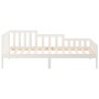 Solid white pine wood sofa bed 90x190 cm by vidaXL, Beds and slatted bases - Ref: Foro24-820732, Price: 78,99 €, Discount: %