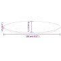 Oval table top solid white pine wood 110x55x2.5 cm by vidaXL, Table tops - Ref: Foro24-824336, Price: 75,81 €, Discount: %