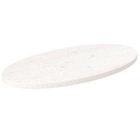 Oval solid white pine wood table top 70x35x2.5 cm by vidaXL, Table tops - Ref: Foro24-824316, Price: 36,42 €, Discount: %