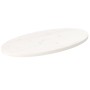 Tablero de mesa ovalado madera maciza pino blanco 70x35x2,5 cm de vidaXL, Tableros para mesas - Ref: Foro24-824316, Precio: 3...