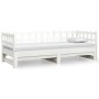 Removable sofa bed solid white pine wood 2x(80x200) cm by vidaXL, Beds and slatted bases - Ref: Foro24-820767, Price: 172,69 ...