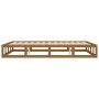 Estructura de cama madera maciza marrón miel 120x200 cm de vidaXL, Camas y somieres - Ref: Foro24-820794, Precio: 139,99 €, D...