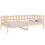 Sofá cama madera maciza de pino 80x200 cm de vidaXL, Camas y somieres - Ref: Foro24-820751, Precio: 91,57 €, Descuento: %