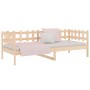 Sofá cama madera maciza de pino 80x200 cm de vidaXL, Camas y somieres - Ref: Foro24-820751, Precio: 91,57 €, Descuento: %