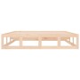 Estructura de cama de madera maciza 150x200 cm de vidaXL, Camas y somieres - Ref: Foro24-820801, Precio: 111,99 €, Descuento: %