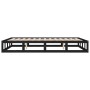 Estructura de cama de madera maciza negra super king 180x200 cm de vidaXL, Camas y somieres - Ref: Foro24-820815, Precio: 152...